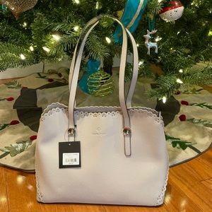 Nanette Lepore Womens Abigail Shoulder Bag Pearl One Size